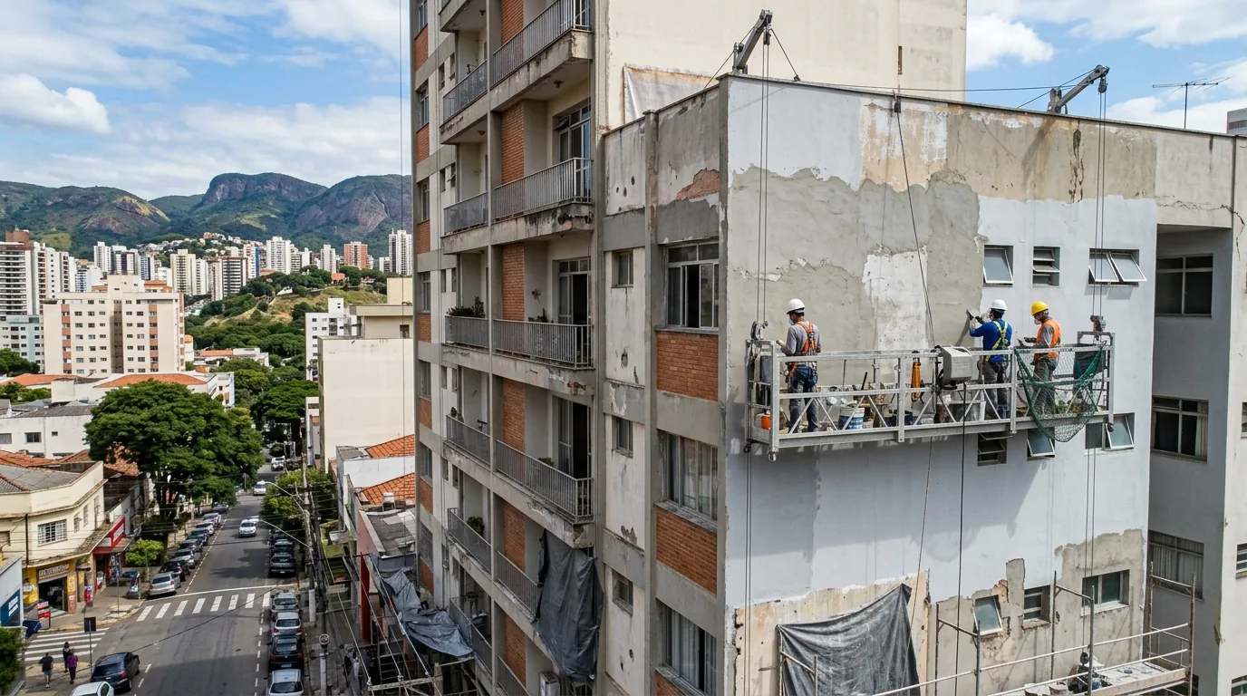 Quanto Custa Reformar a Fachada de um Condomínio em BH — Panoram Engenharia