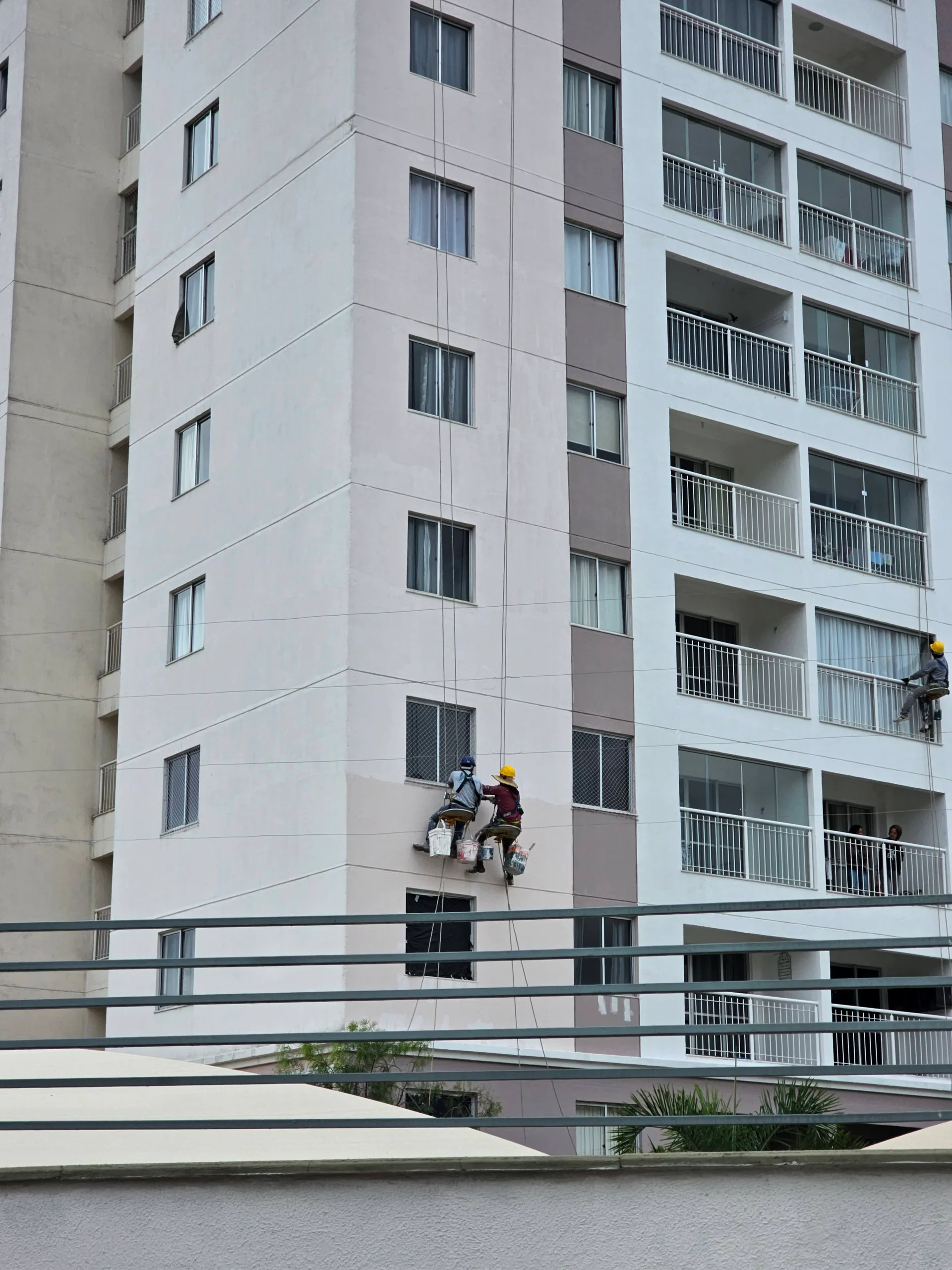 Trabalho em altura no Edifício Condor